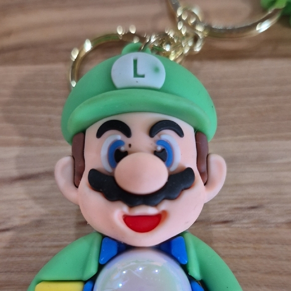 Super Mario Bro. Luigi Keychain/ Bag Pendant - Picture 3 of 6